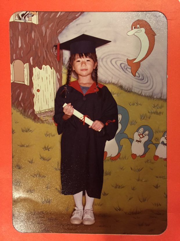 Graduating from kindergarten, on the cusp of primary school